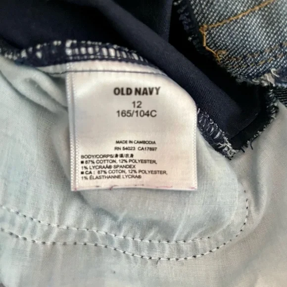 Old Navy Maternity Denim Panel Skirt - Dark Blue - Picture 4 of 6